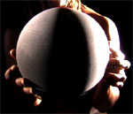 images from the video of aku kadogo - the human ball 